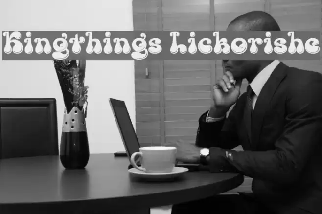 Kingthings Lickorishe Font examples