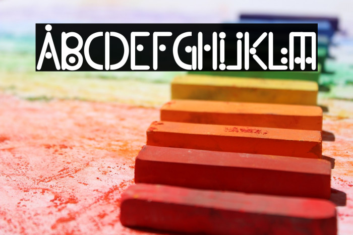 Kingthings Linear K Font examples