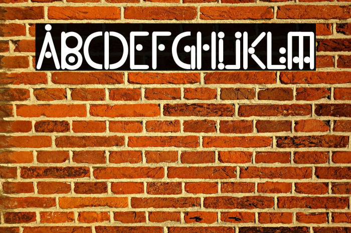 Kingthings Linear K Font examples