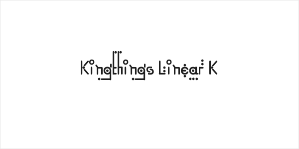Kingthings Linear K Logo