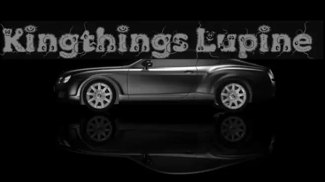 Kingthings Lupine Font examples