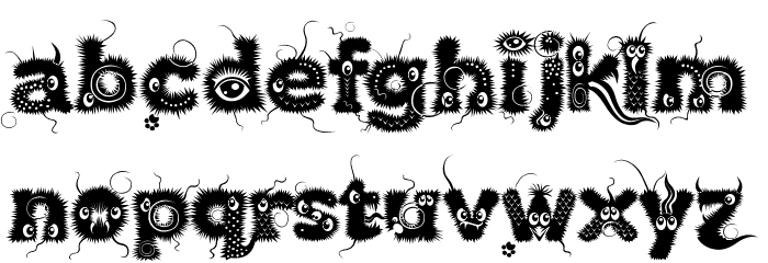 Kingthings Lupine Font LOWERCASE