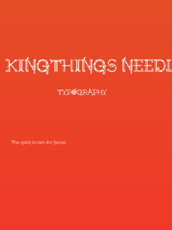 Kingthings Needles Poster