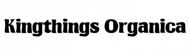 Kingthings Organica  Frei Schriftart Herunterladen