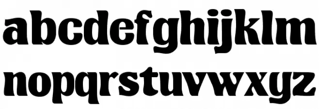 Kingthings Organica फ़ॉन्ट लोअरकेस