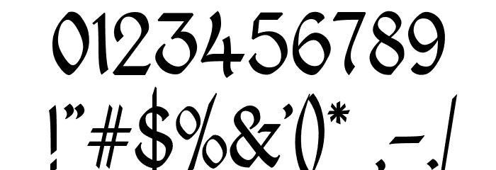 Kingthings Petrock Light Font OTHER CHARS