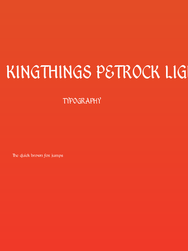 Kingthings Petrock Light Poster