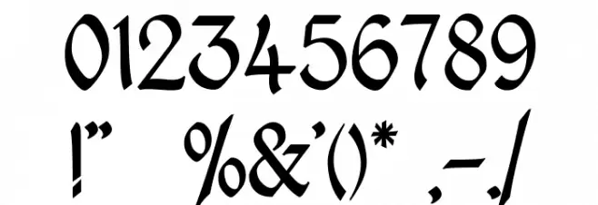 Kingthings PetrockLight Font OTHER CHARS