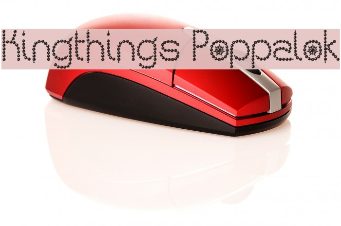 Kingthings Poppalok Font examples