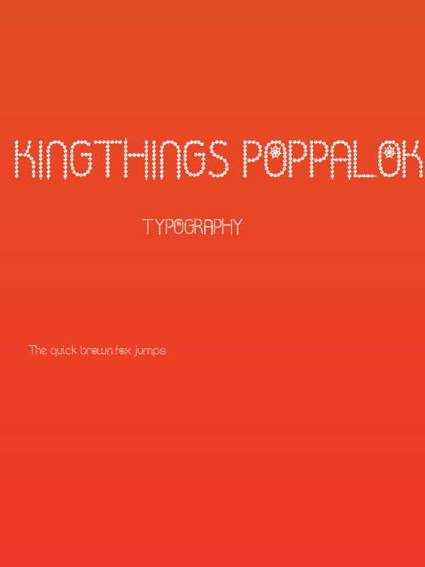 Kingthings Poppalok Poster