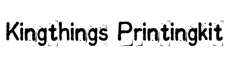 Kingthings Printingkit Font