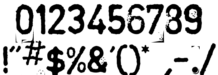 Kingthings Printingkit Font OTHER CHARS