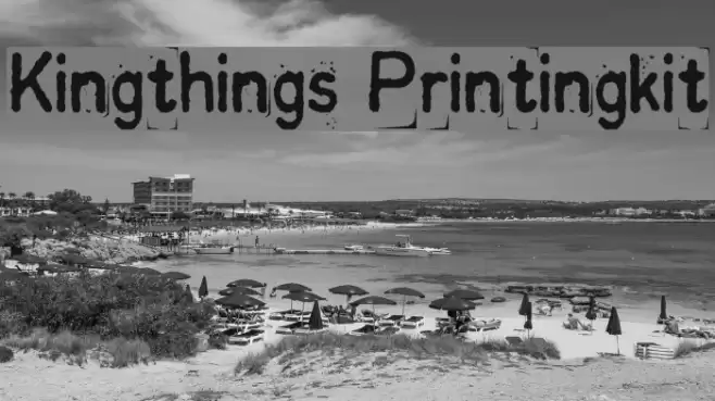 Kingthings Printingkit Fonte examples