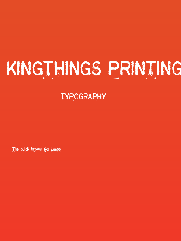 Kingthings Printingkit Poster