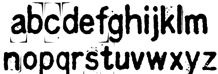 Kingthings Printingkit Font LOWERCASE