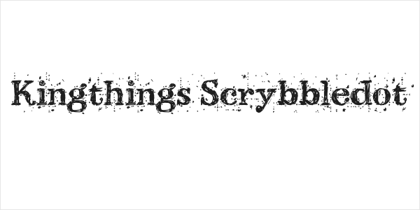 Kingthings Scrybbledot Logo