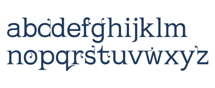 Kingthings Serifique Light Lowercase