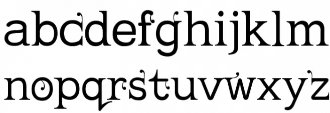 Kingthings Serifique Light Fuentes MINÚSCULAS