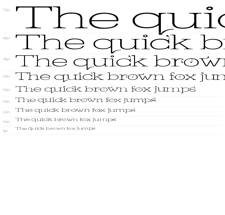 Kingthings Serifique UL Wide Waterfall