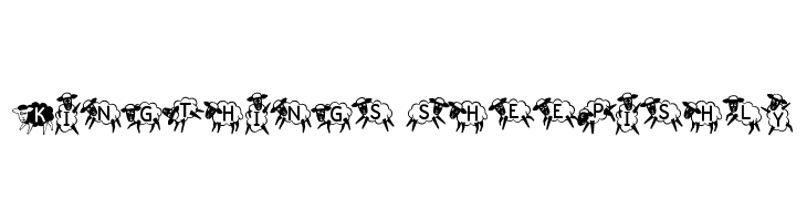 Kingthings Sheepishly Font