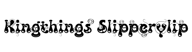 Kingthings Slipperylip  Fuentes Gratis Descargar
