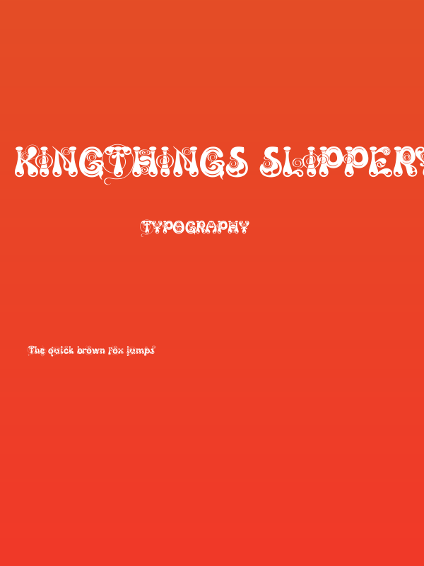 Kingthings Slipperylip Poster