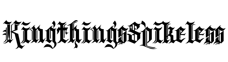 Kingthings Spikeless  Fuentes Gratis Descargar