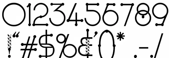 Kingthings Spirogyra Font OTHER CHARS