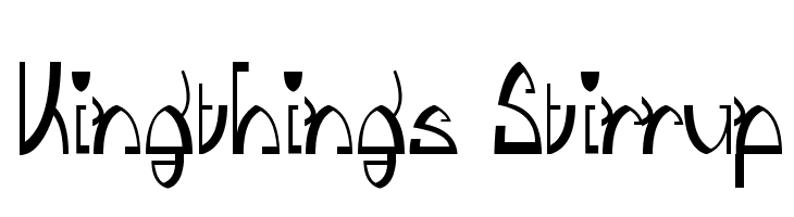 Kingthings Stirrup  नि: शुल्क फ़ॉन्ट्स डाउनलोड