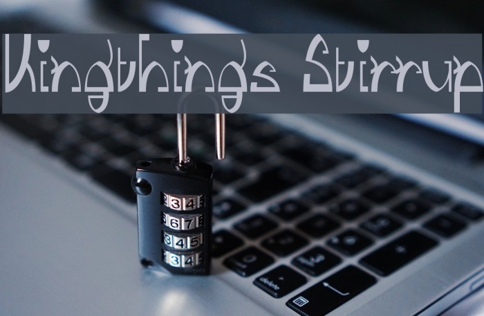 Kingthings Stirrup Font examples