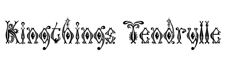 Kingthings Tendrylle Font