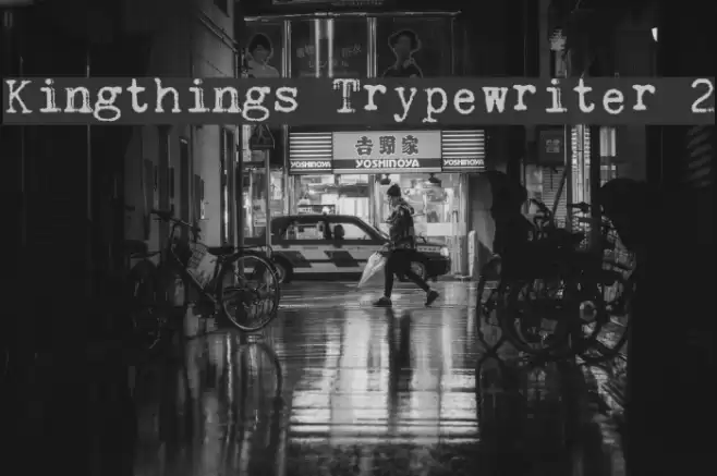 Kingthings Trypewriter 2 خط examples