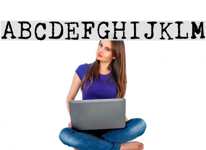 Kingthings Trypewriter Font examples