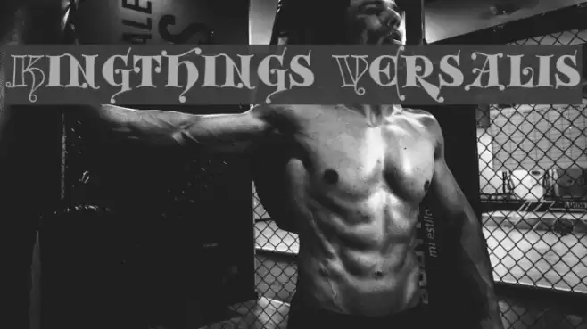 Kingthings Versalis फ़ॉन्ट examples