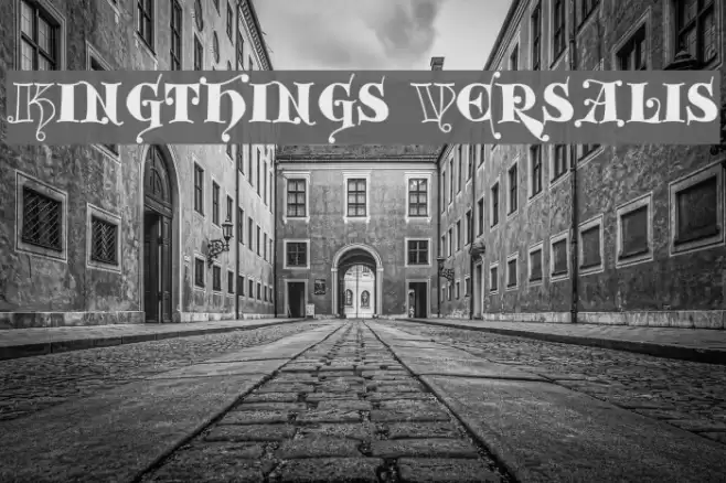 Kingthings Versalis फ़ॉन्ट examples