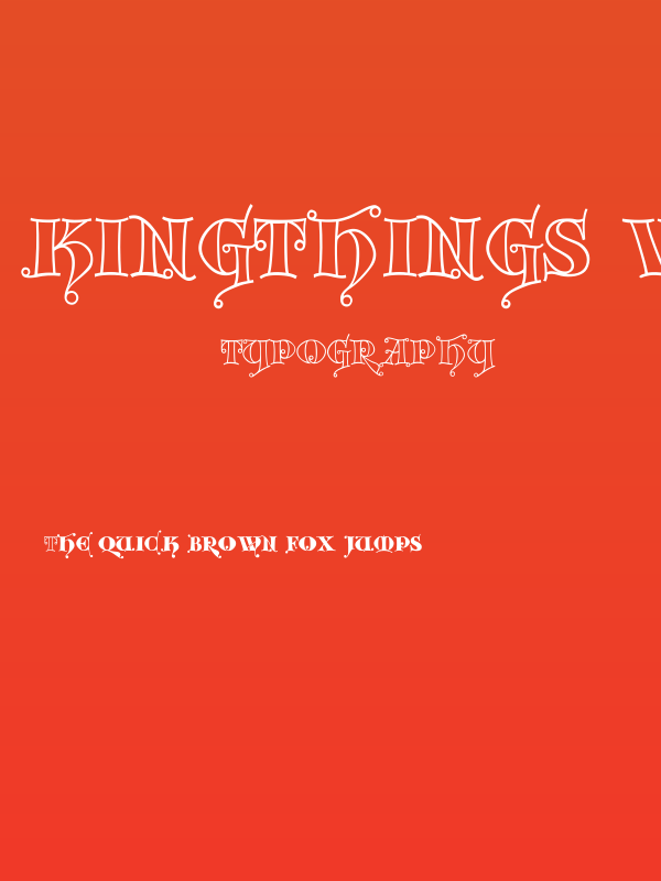Kingthings Versalis Poster