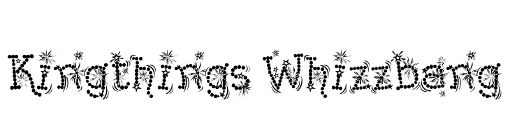 Kingthings Whizzbang Font