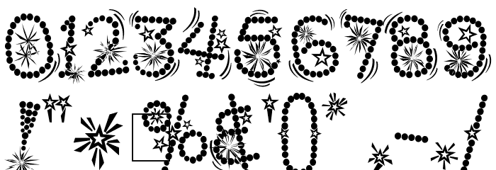 Kingthings Whizzbang Font OTHER CHARS