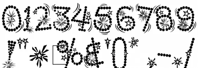 Kingthings Whizzbang Font OTHER CHARS