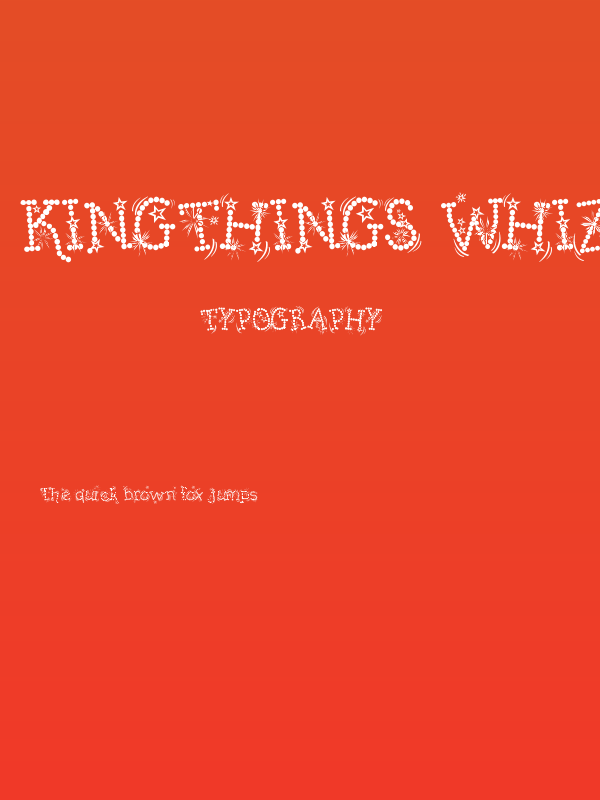 Kingthings Whizzbang Poster