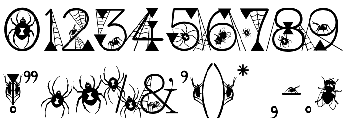 Kingthings Widow Font OTHER CHARS