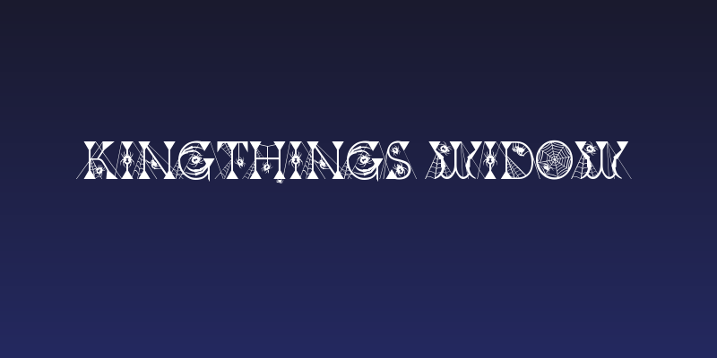 Kingthings Widow Social Header