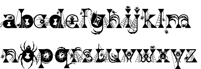 Kingthings Widow Font LOWERCASE
