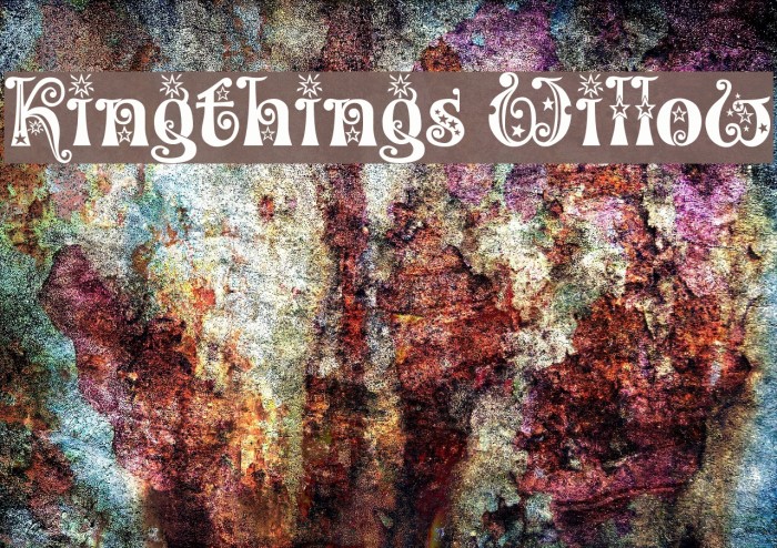 Kingthings Willow フォント examples