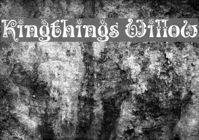 Kingthings Willow フォント examples