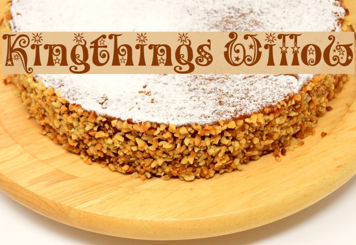 Kingthings Willow フォント examples