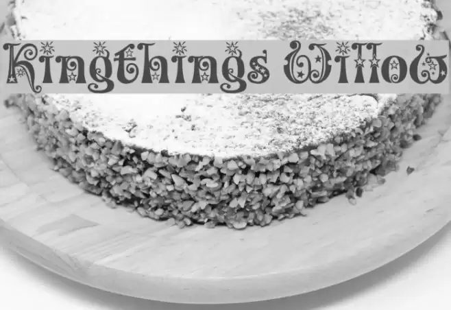 Kingthings Willow フォント examples