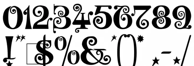 Kingthings Willowless Font OTHER CHARS