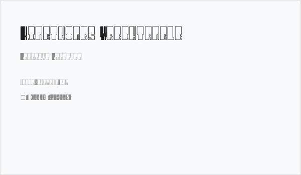 Kingthings Wrecktangle Business Card