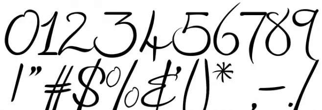 Kingthings Wrote Font OTHER CHARS